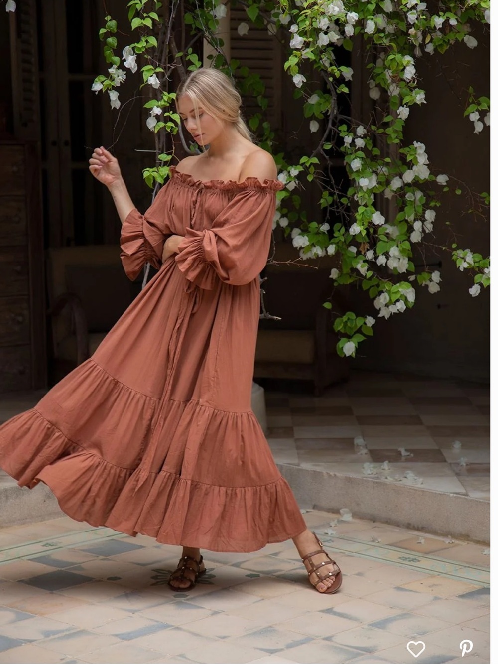 Hazel & Folk Emmaline Emmaline Gown | Cinnamon